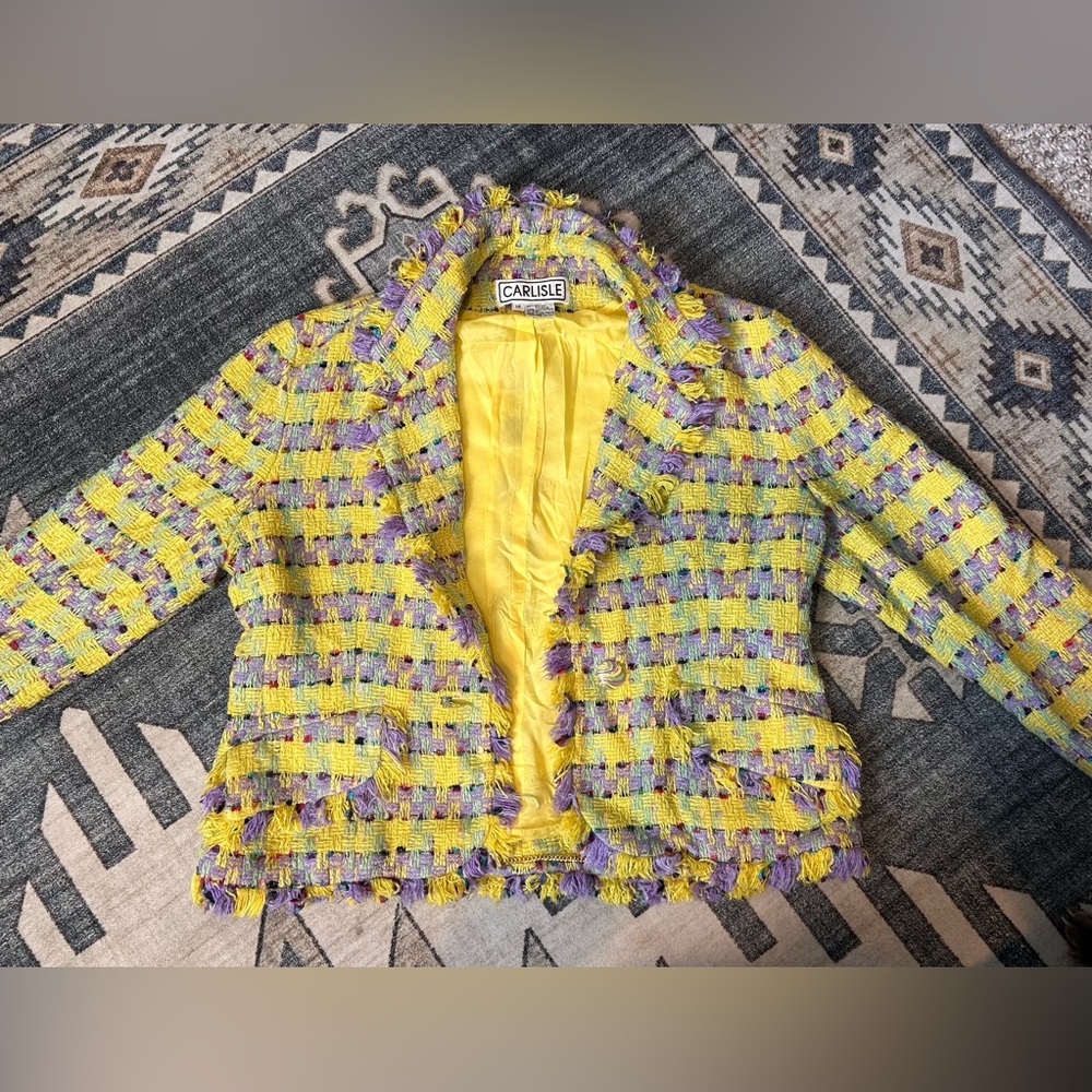 Vintage Carlisle Blazer Silk 80’s/90’s